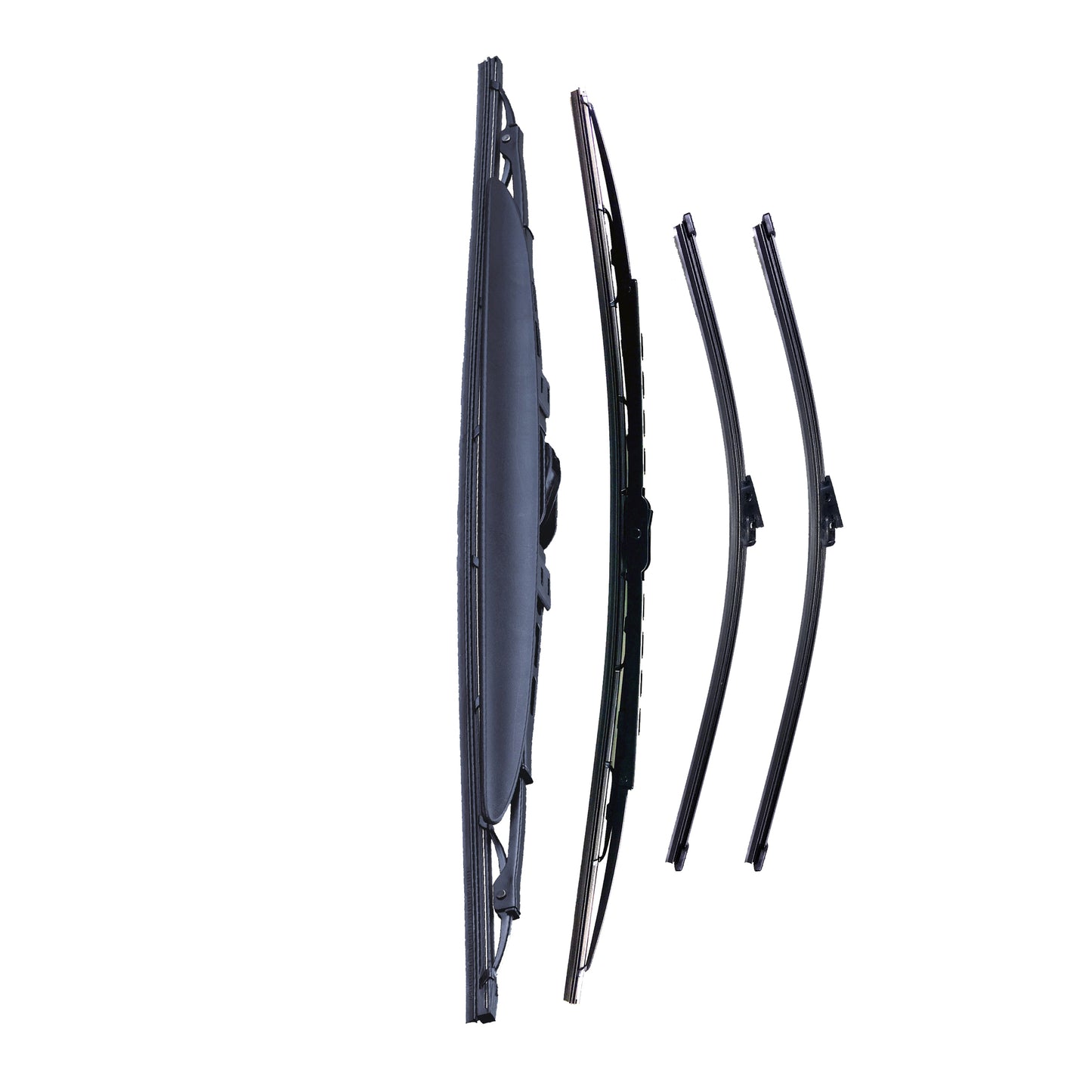 VW TRANSPORTER / CARAVELLE 2 REAR DOORS MPV Apr 2003 to May 2013 Wiper Blade Set