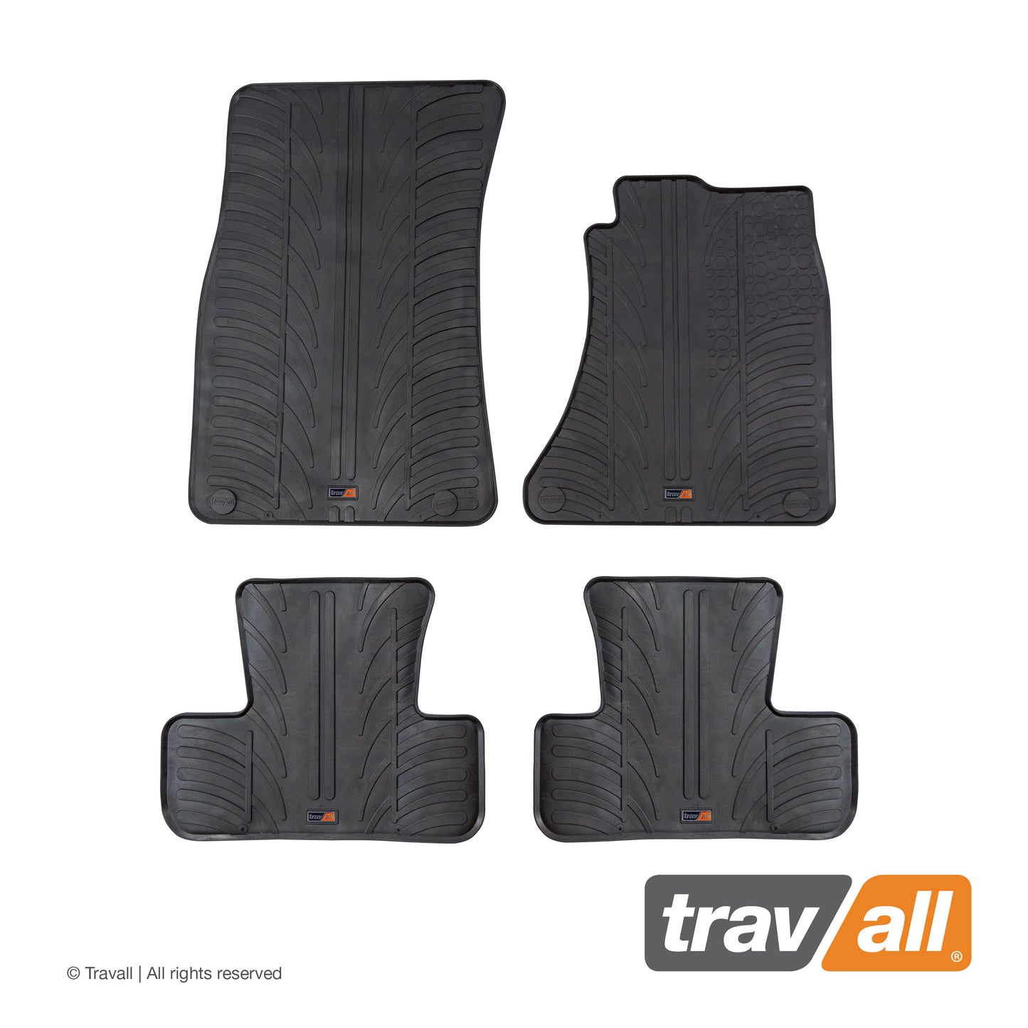 AUDI Q5 2008-2017 and AUDI SQ5 2012-2017 Rubber Car Mats Set (4 Mats)
