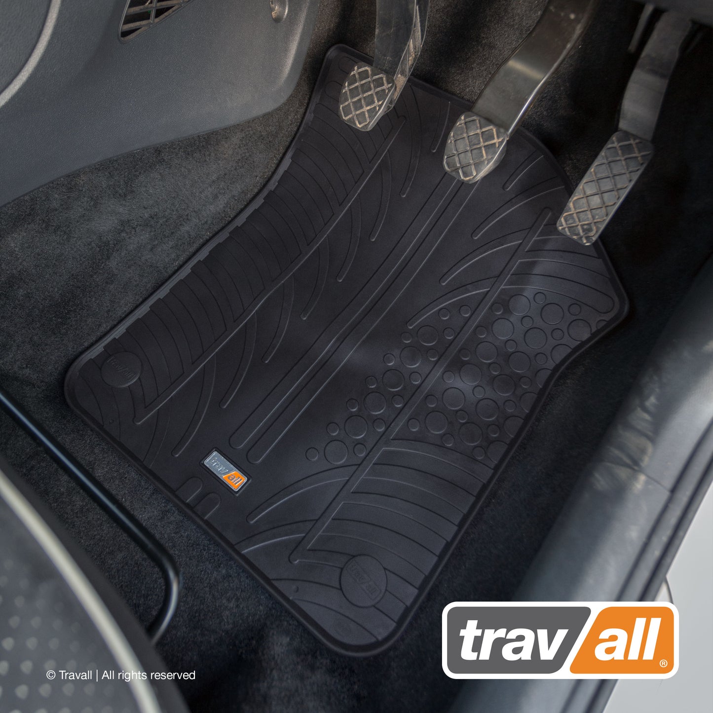 VOLKSWAGEN UP! 2011-CURRENT, SKODA Citigo 2011-2020 and Seat Mii 2011-2021 Rubber Car Mats Set (2 Mats)