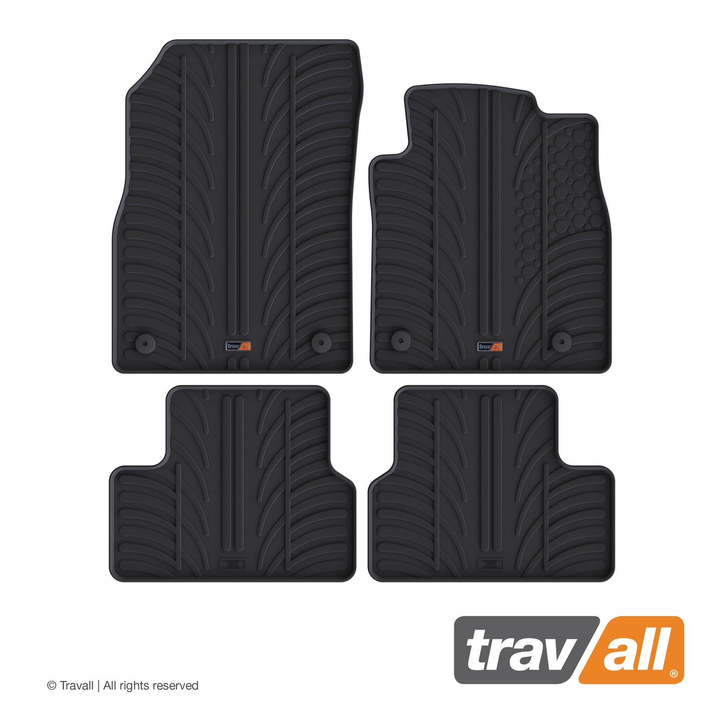 VAUXHALL ASTRA HATCHBACK/SPORTS TOURER 2009-2015 Rubber Car Mats Set (4 Mats)