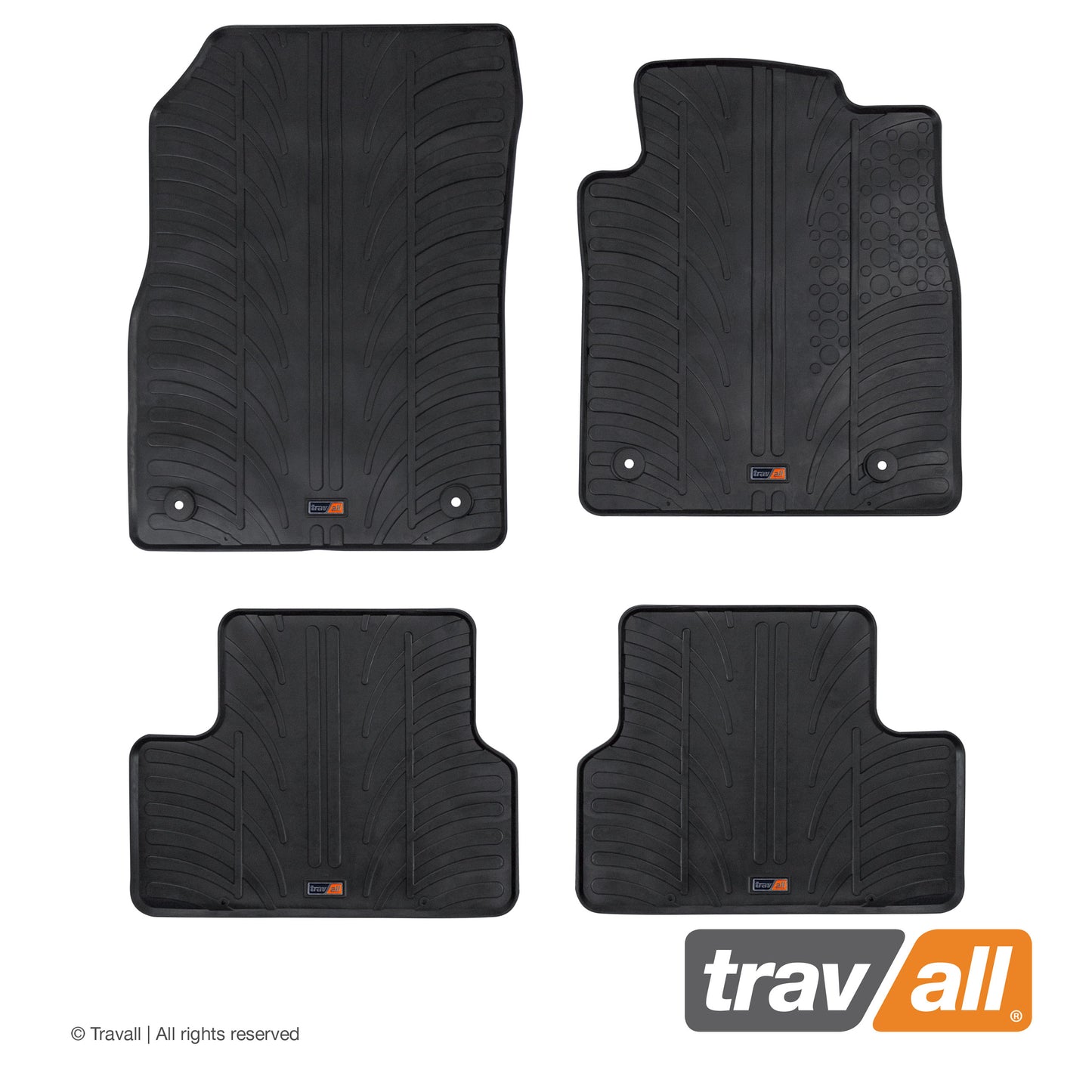 VAUXHALL ASTRA HATCHBACK/SPORTS TOURER 2009-2015 Rubber Car Mats Set (4 Mats)