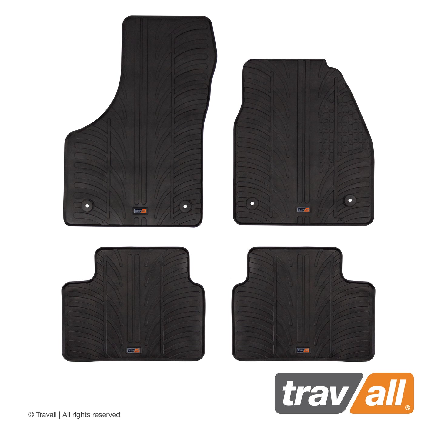 VAUXHALL MERIVA 2009-2017 Rubber Car Mats Set (4 Mats)