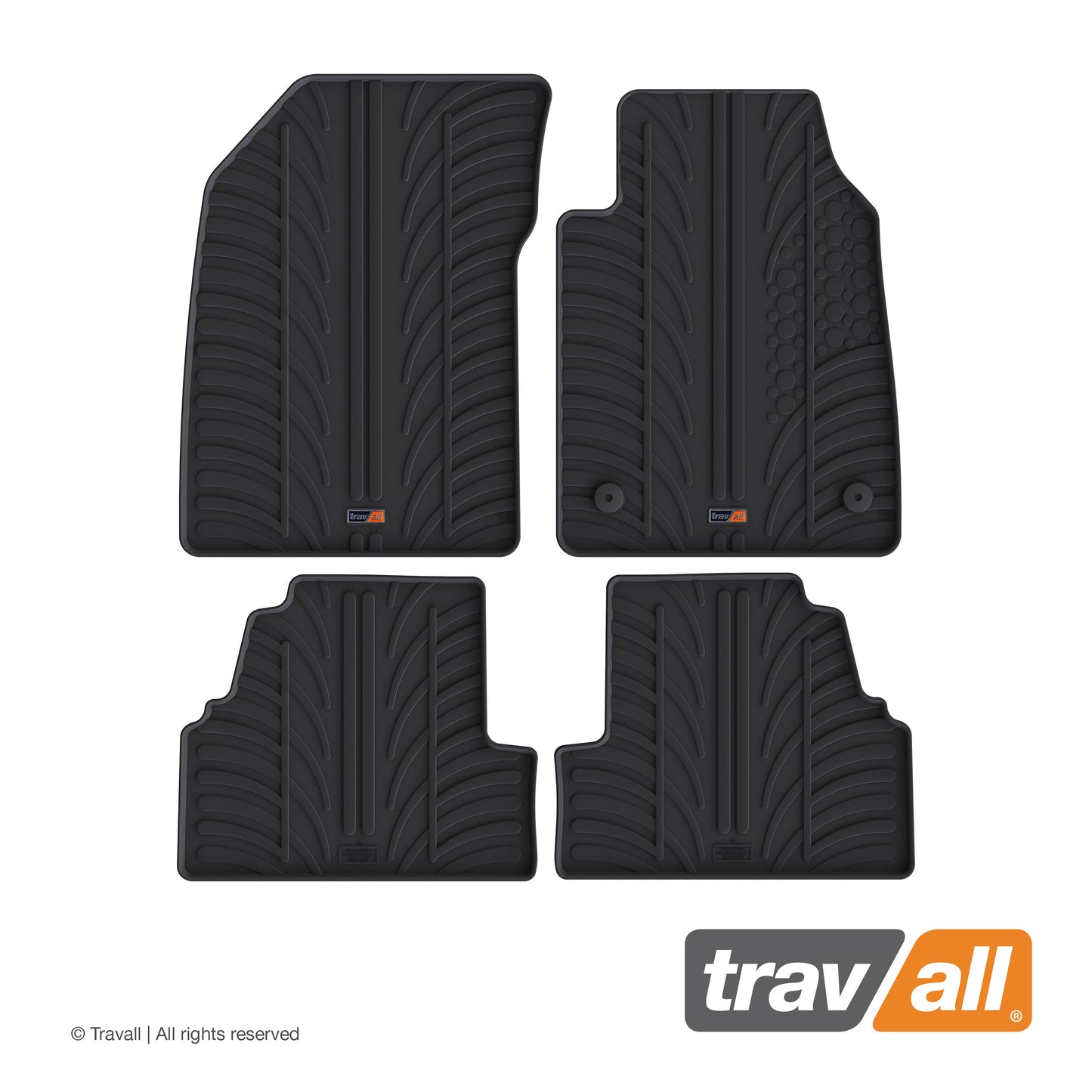 VAUXHALL MOKKA 2012-2019 and MOKKA X 2016 to 2018 Rubber Car Mats Set (4 Mats)