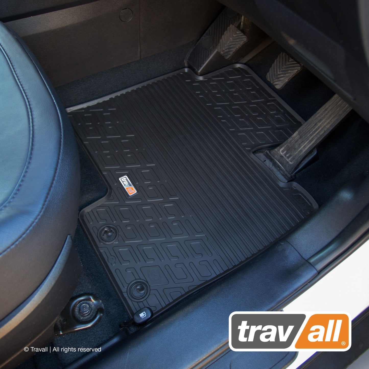 KIA SPORTAGE 2010-2015 and HYUNDAI TUCSON/ix35 2009-2015 Rubber Car Mats Set (4 Mats)