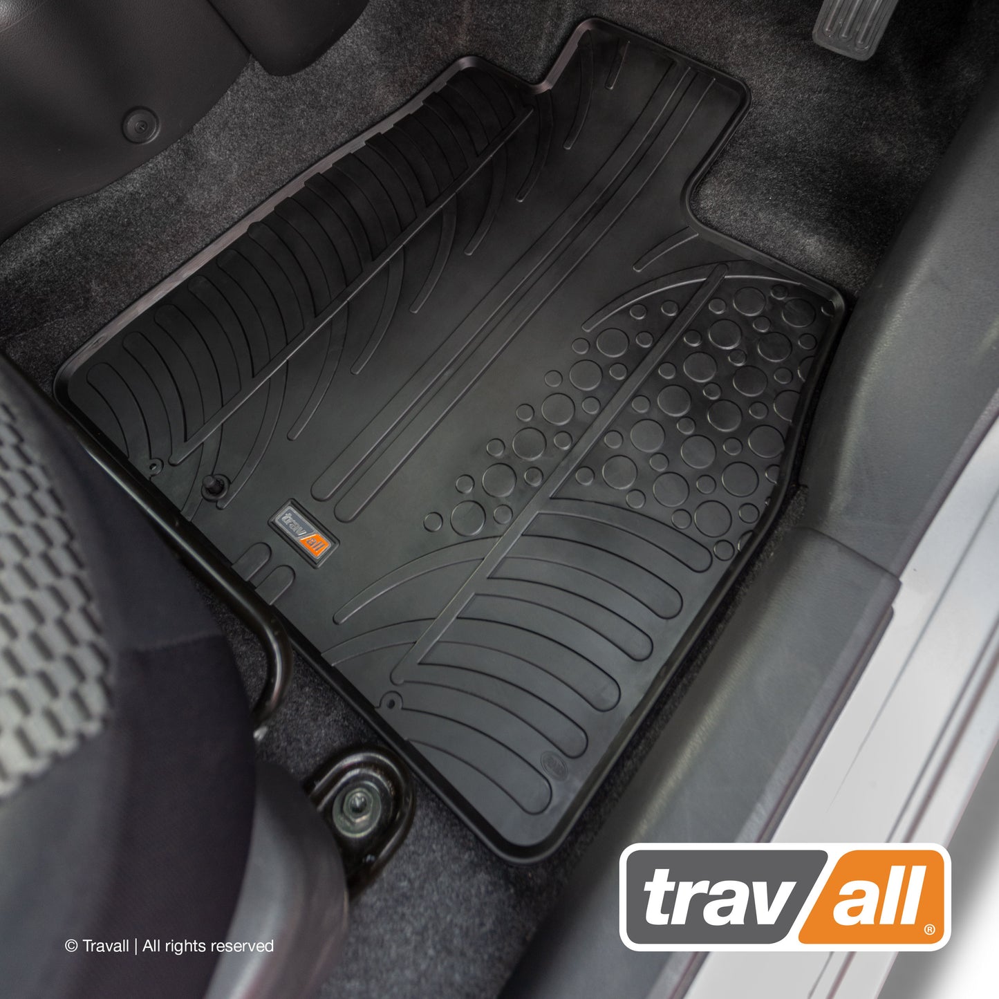 NISSAN MICRA 2010-2016 Rubber Car Mats Set (4 Mats)