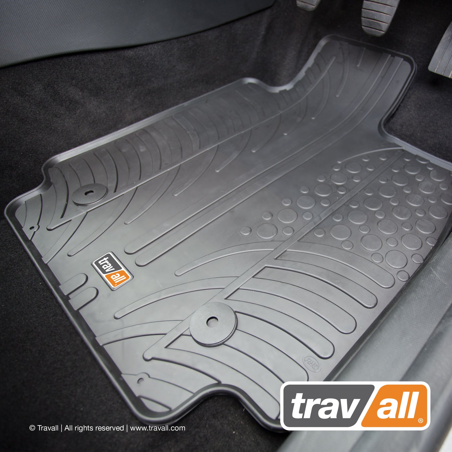 RENAULT CLIO 2012-2019 and CLIO RS/CAPTUR 2013-2019 Rubber Car Mats Set (4 Mats)