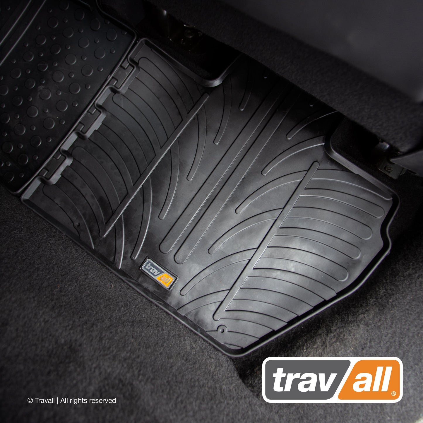 PEUGEOT PARTNER TEPEE, CITROEN BERLINGO MULTISPACE 2008-2017 Rubber Car Mats Set (5 Mats)