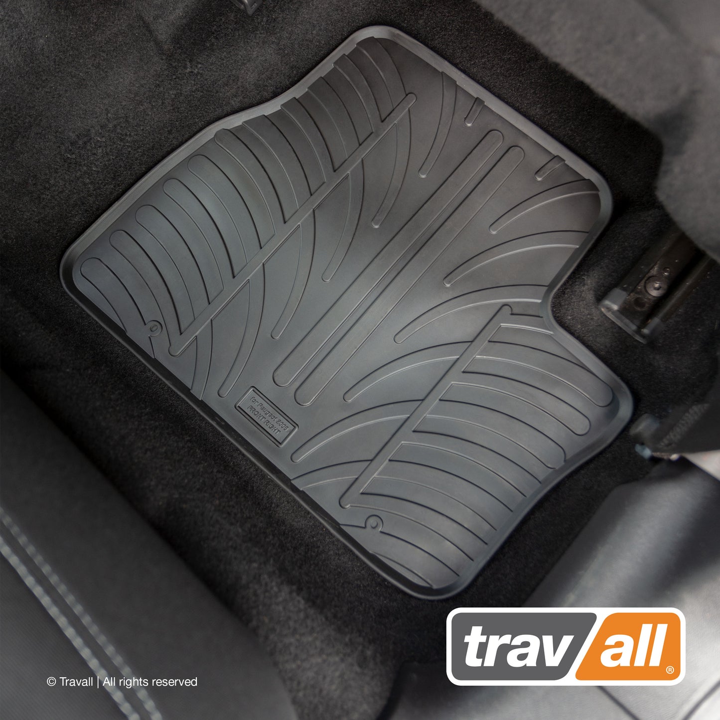 PEUGEOT 2008 2013-2019 Rubber Car Mats Set (4 Mats)