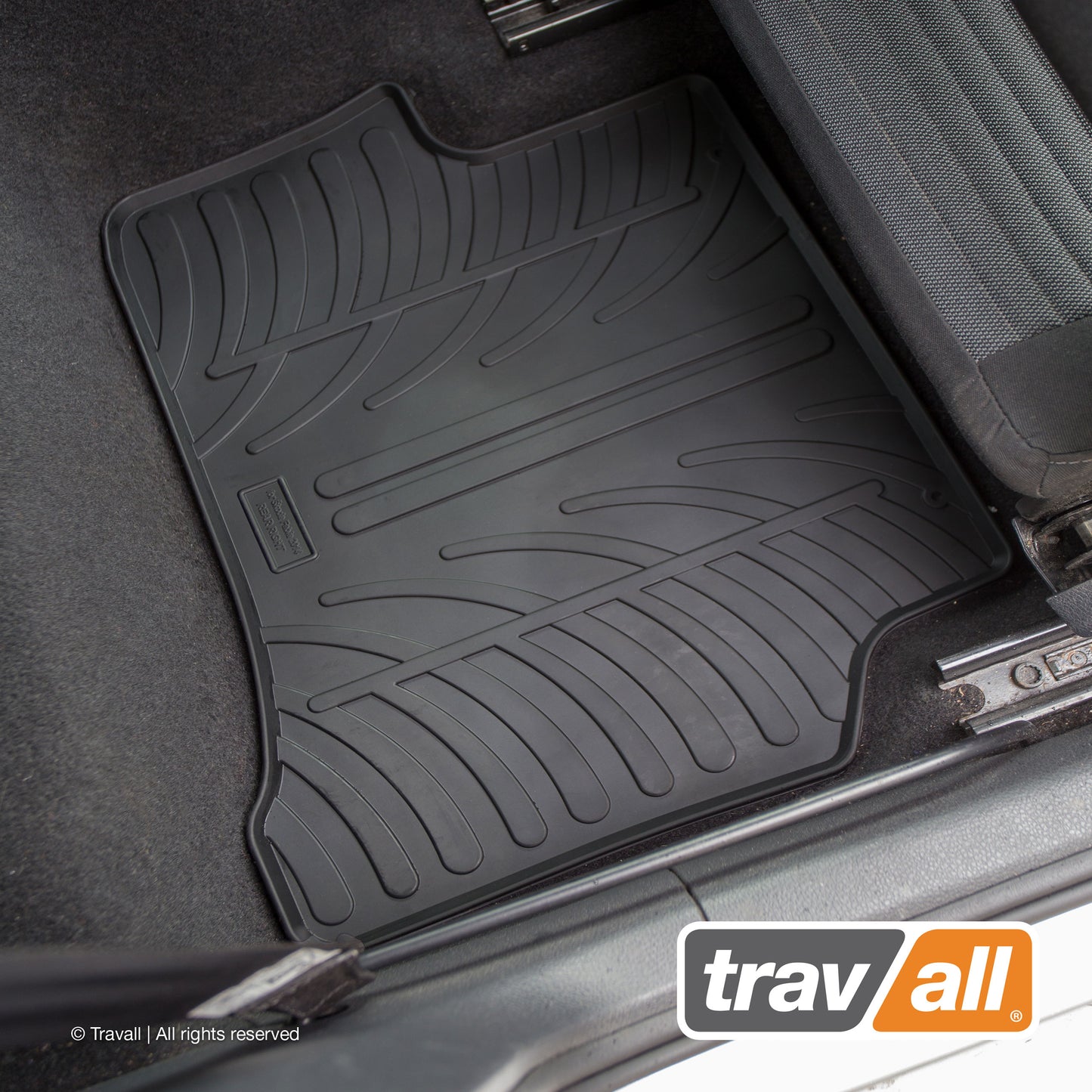 VOLKSWAGEN POLO HATCHBACK 2009-2017 and SKODA Fabia HATCHBACK 2014-2021 Rubber Car Mats Set (4 Mats)