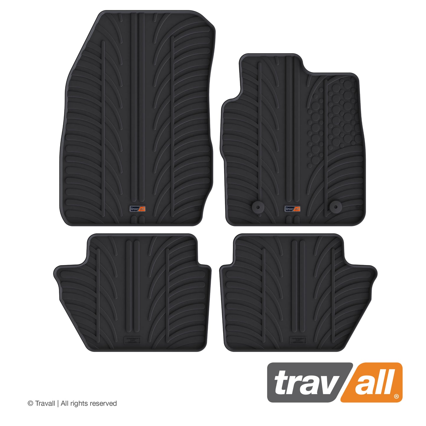 FORD ECOSPORT 2014-2020 Rubber Car Mats Set (5 Mats)
