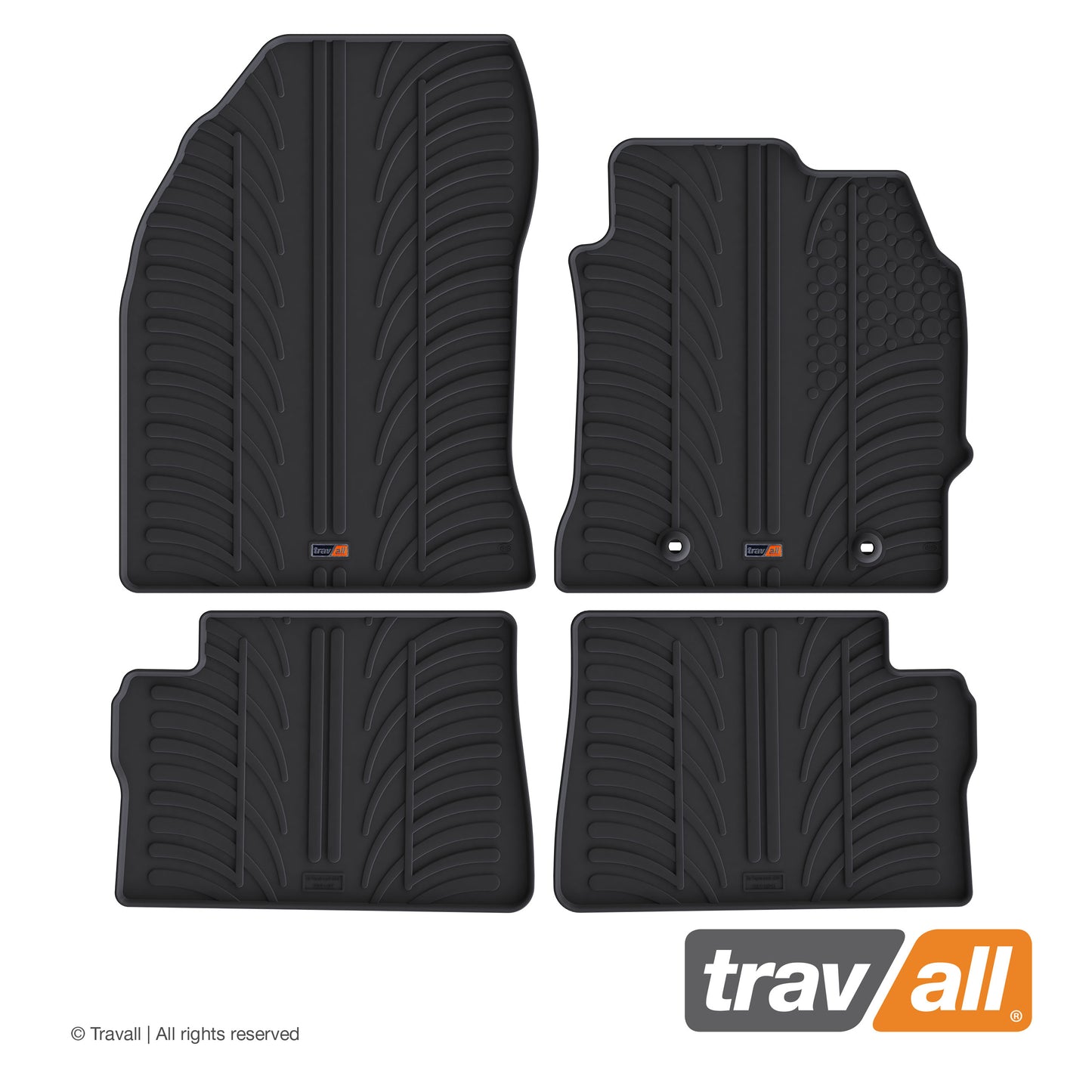 TOYOTA AURIS 5 DOOR HATCHBACK/ESTATE 2012-2018 Rubber Car Mats Set (4 Mats)