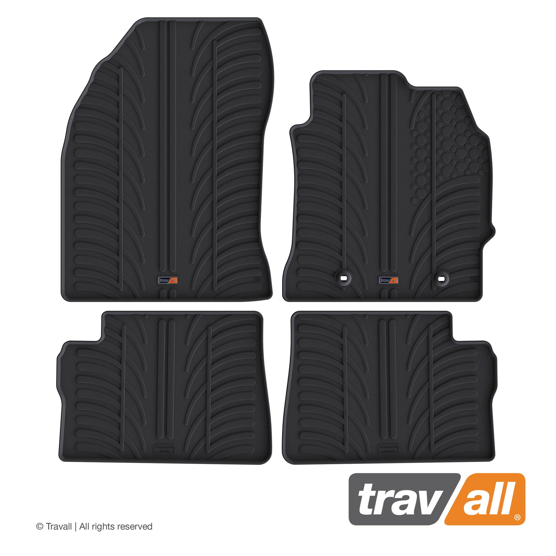 TOYOTA AURIS 5 DOOR HATCHBACK/ESTATE 2012-2018 Rubber Car Mats Set (4 Mats)
