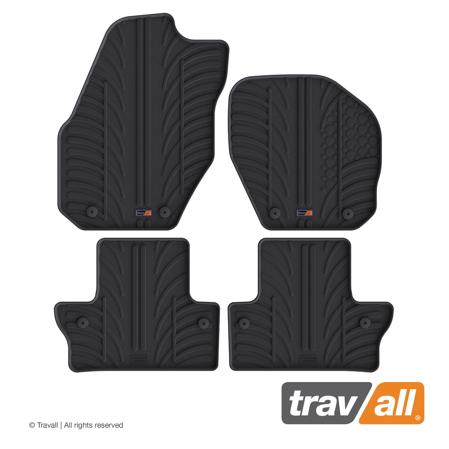 VOLVO V60/S60 2010-2018 Rubber Car Mats Set (4 Mats)