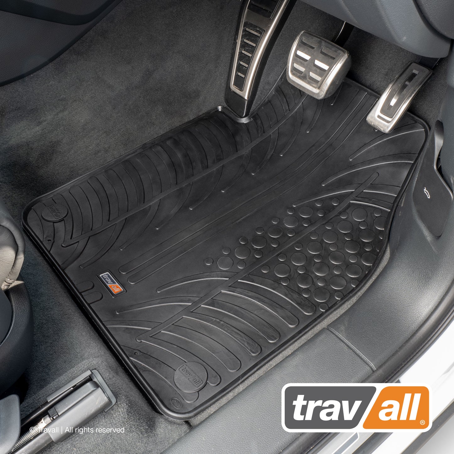 AUDI Q7 2015-CURRENT and Q8 2018-CURRENT Rubber Car Mats Set (4 Mats)