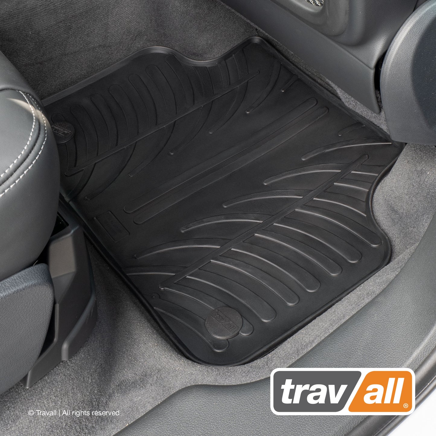 AUDI Q7 2015-CURRENT and Q8 2018-CURRENT Rubber Car Mats Set (4 Mats)