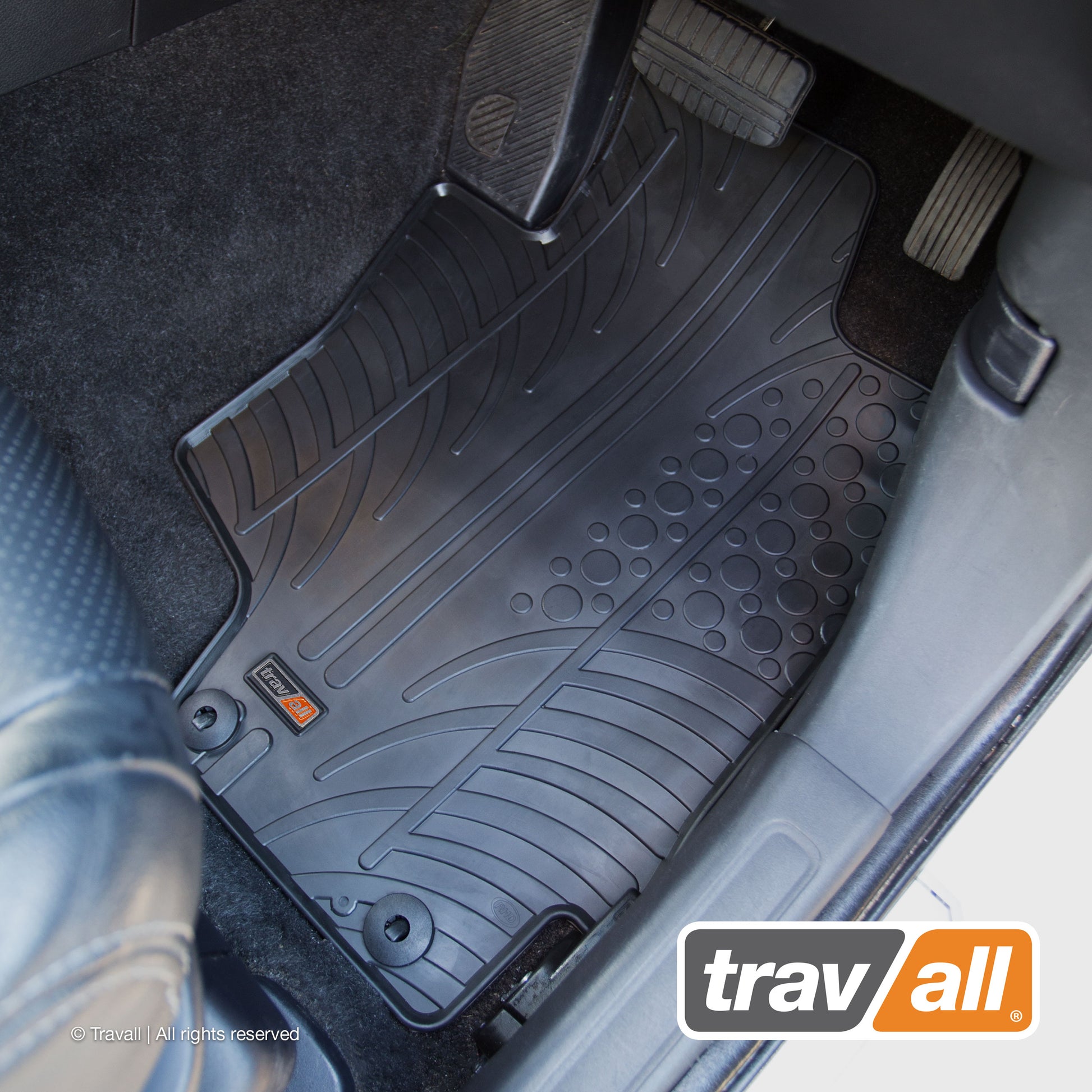 MITSUBISHI OUTLANDER HYBRID PHEV 2014 to 2021 Rubber Car Mat Set (4 Mats)