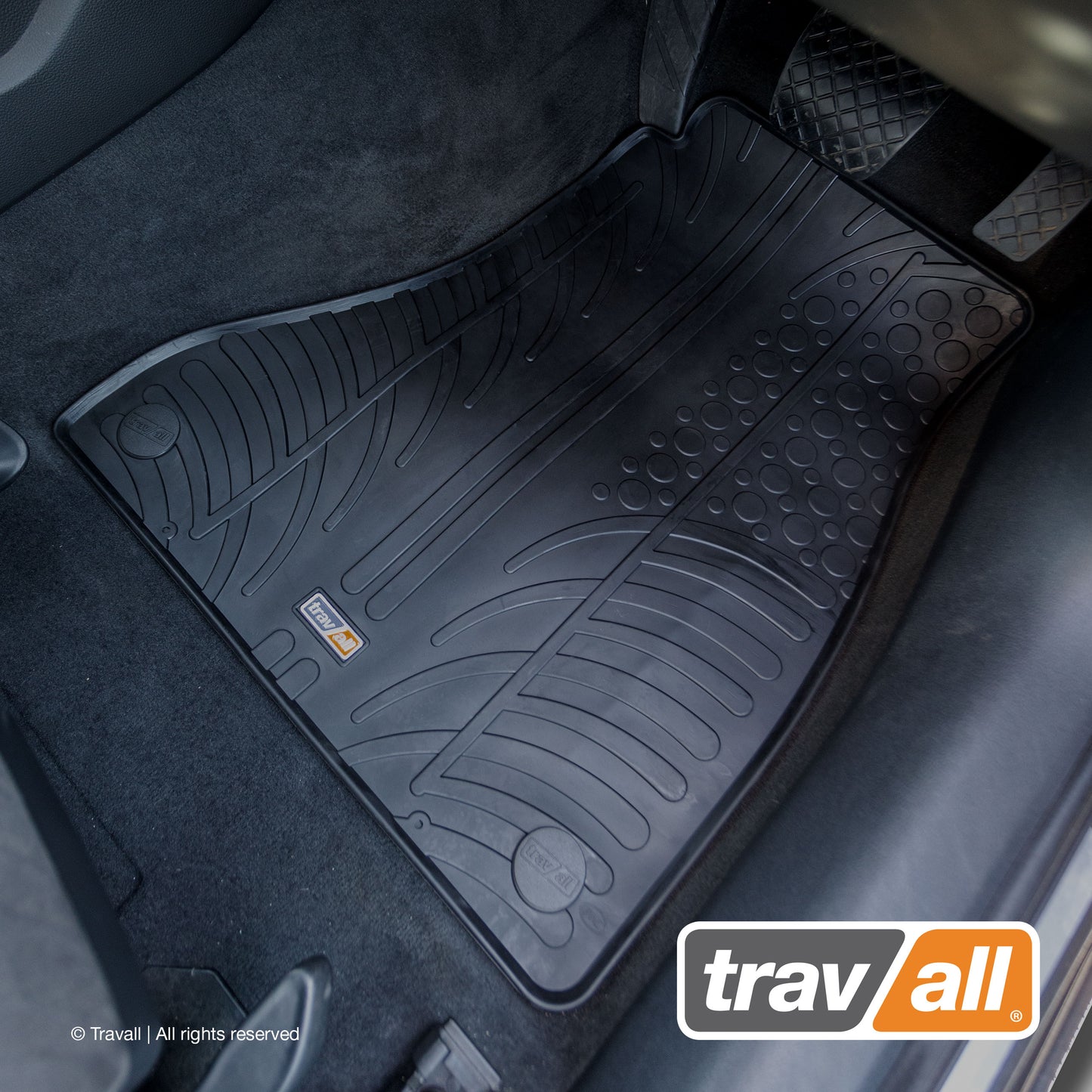 AUDI A4 S4 SALOON AVANT ALLROAD 2015 to CURRENT Rubber Car Mats Set (4 Mats)