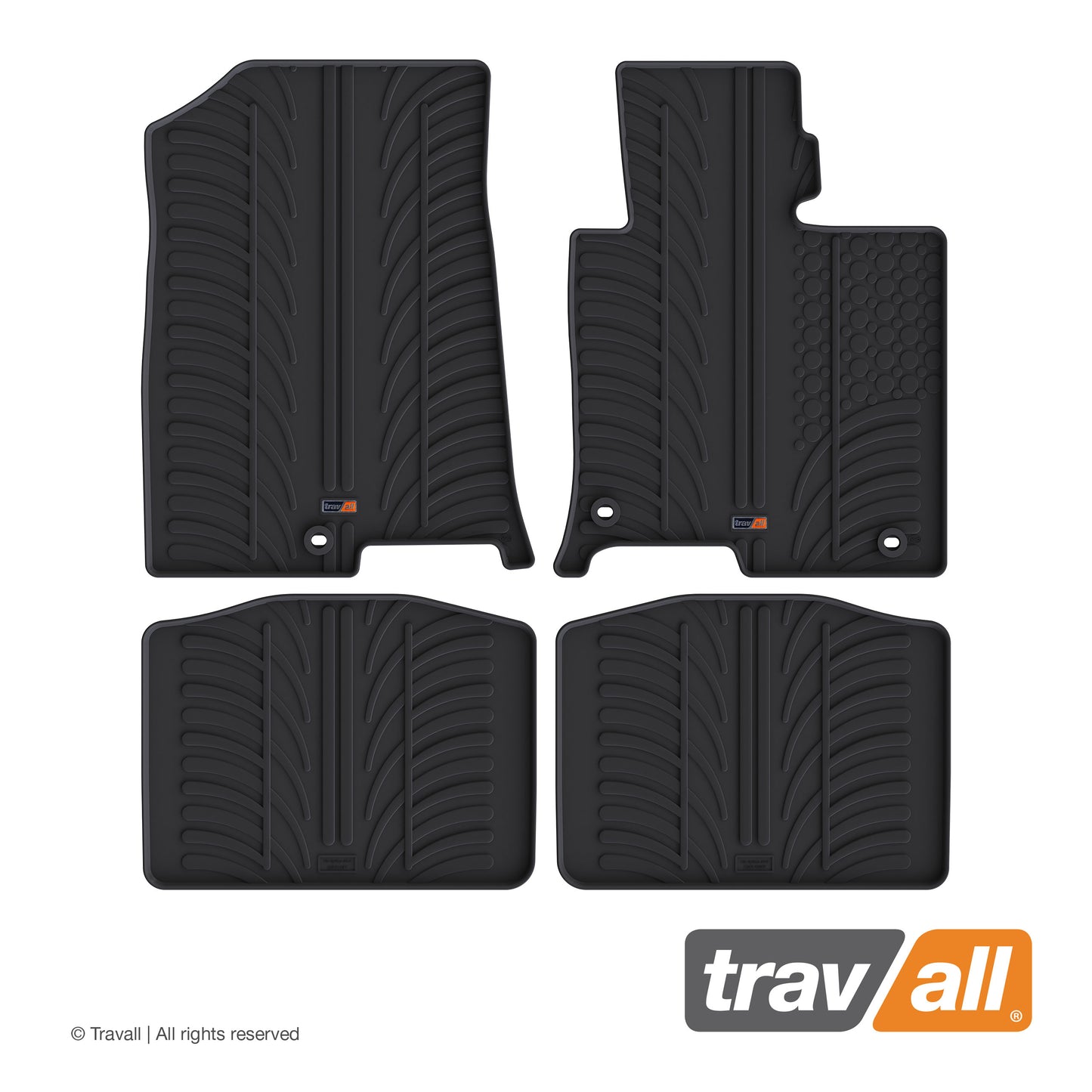 KIA OPTIMA SALOON/SPORTSWAGON 2016-2020 Rubber Car Mats Set (4 Mats)