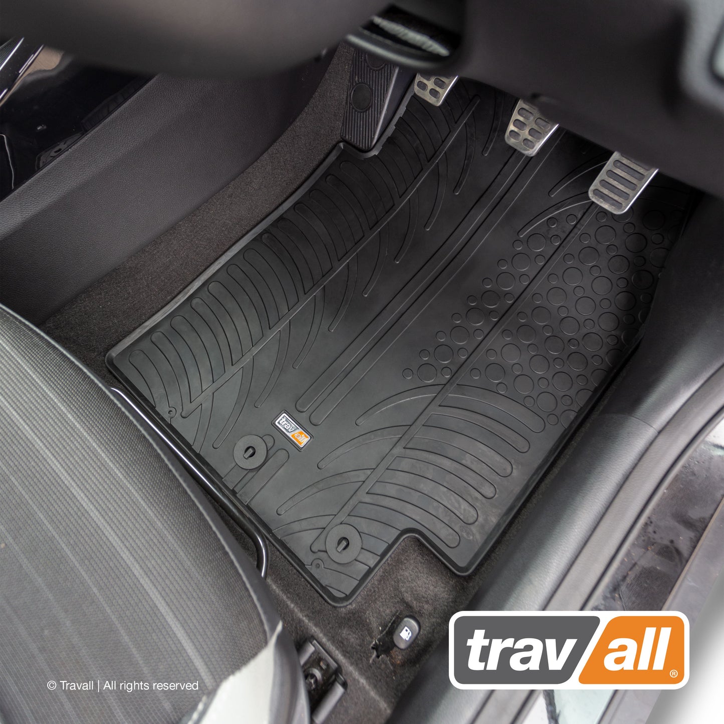 KIA RIO 5 DOOR HATCHBACK and Stonic SUV 2017-CURRENT Rubber Car Mats Set (4 Mats)
