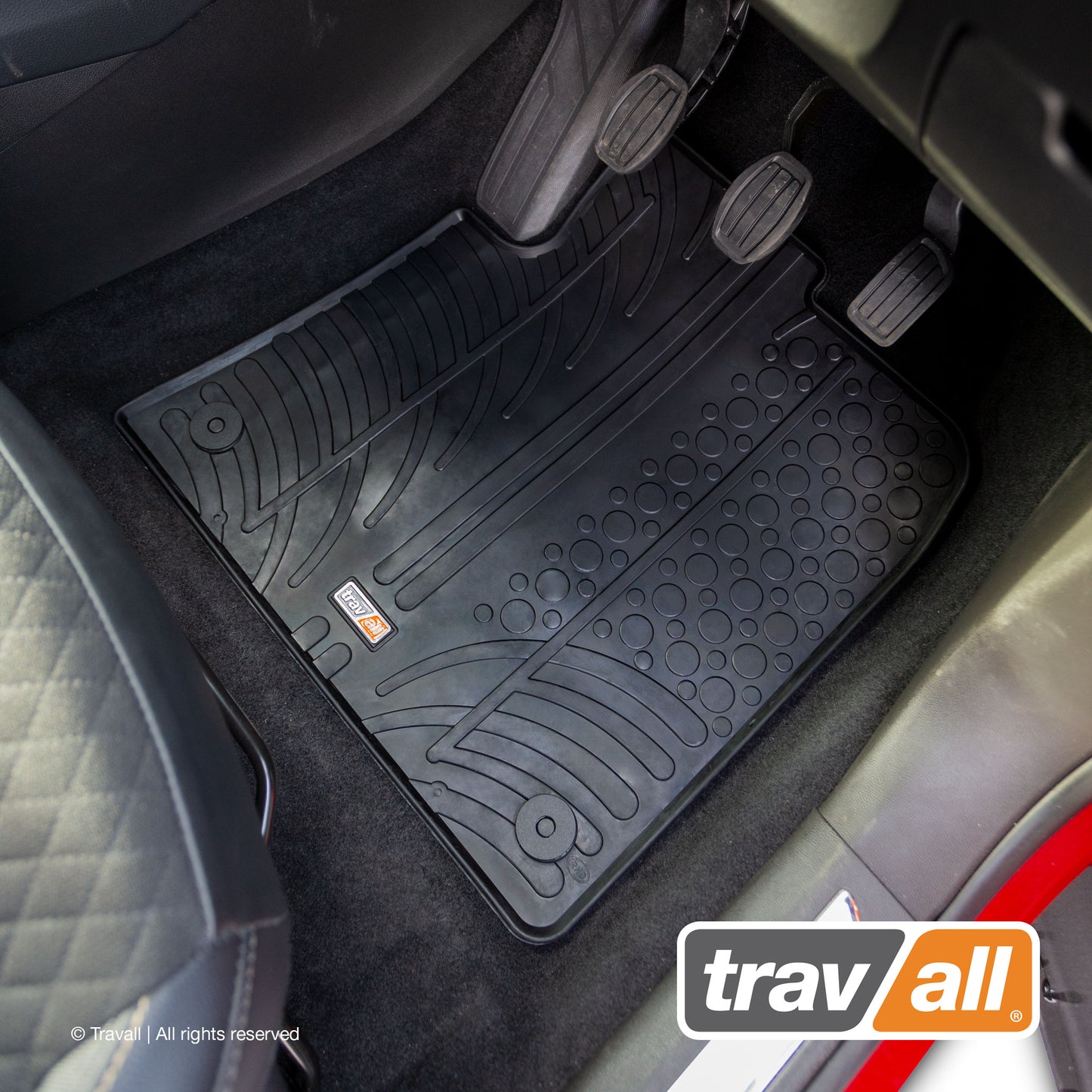 VAUXHALL GRANDLAND X 2017-2021 Rubber Car Mats Set (4 Mats)