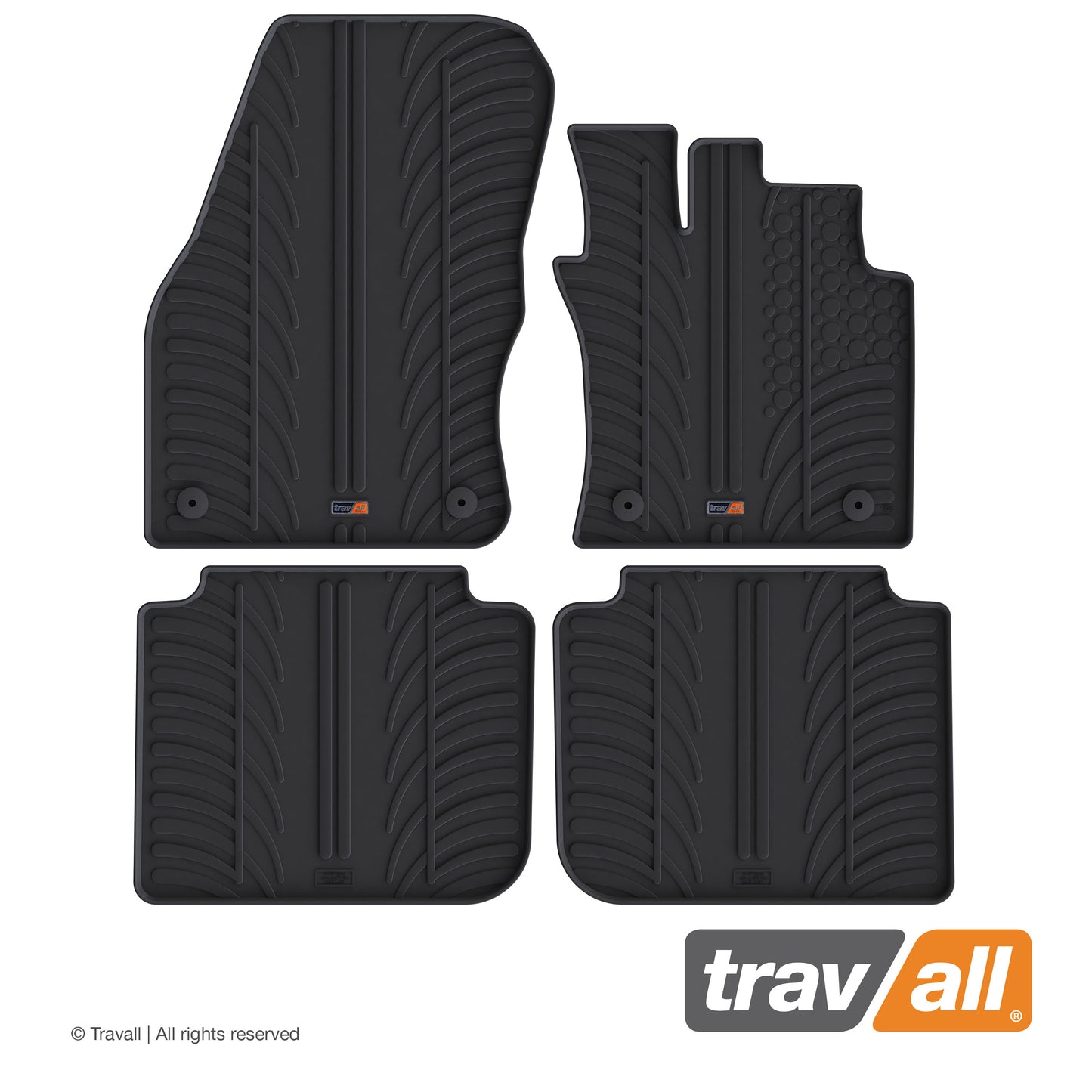 VOLKSWAGEN TIGUAN ALLSPACE 2018-CURRENT Rubber Car Mats Set (4 Mats)