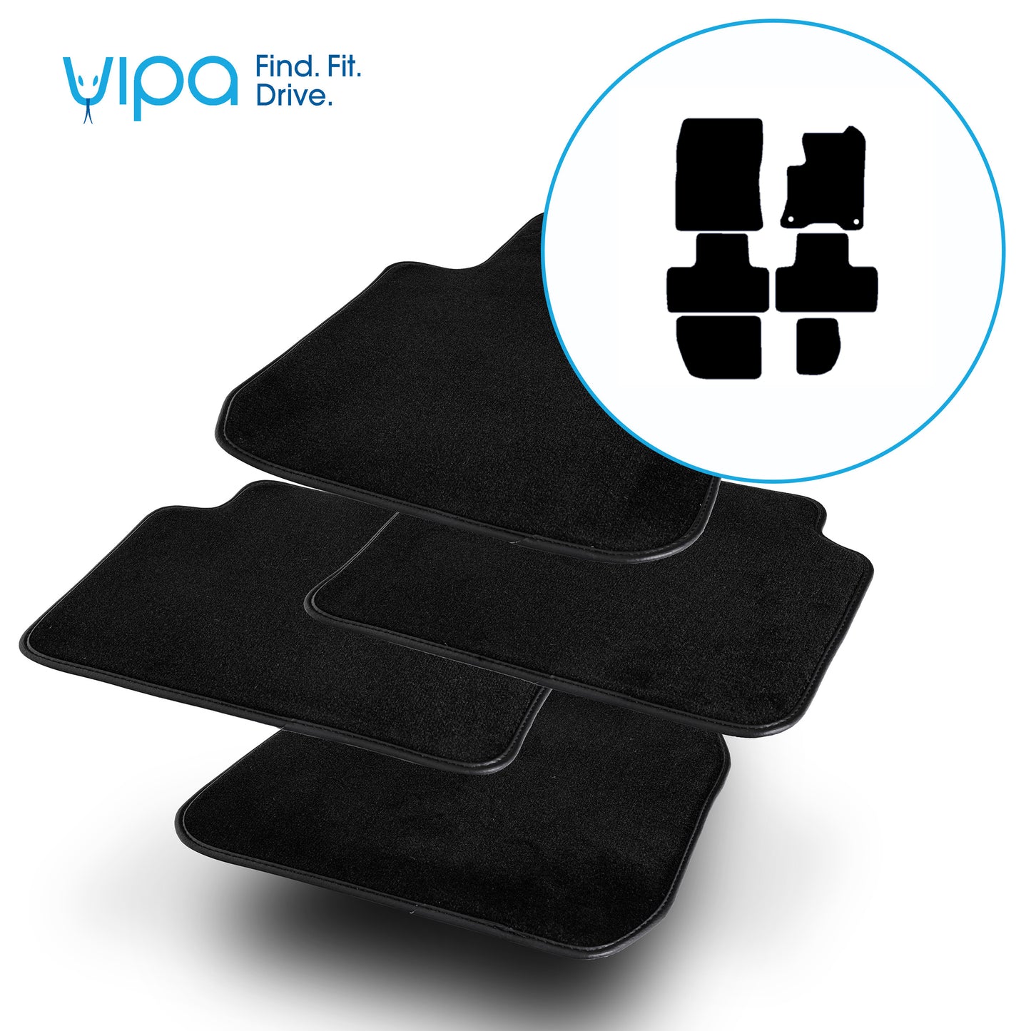 MERCEDES-BENZ EQB / GLB SUV 2021 ONWARDS - CAR MAT SET