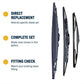 Hyundai i10 Hatchback - Wiper blade construction and fitting information