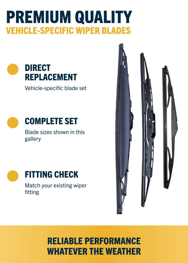 Hyundai i10 Hatchback - Wiper blade construction and fitting information