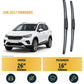 Hyundai Kona SUV - Wiper blade overview with generic white vehicle illustration