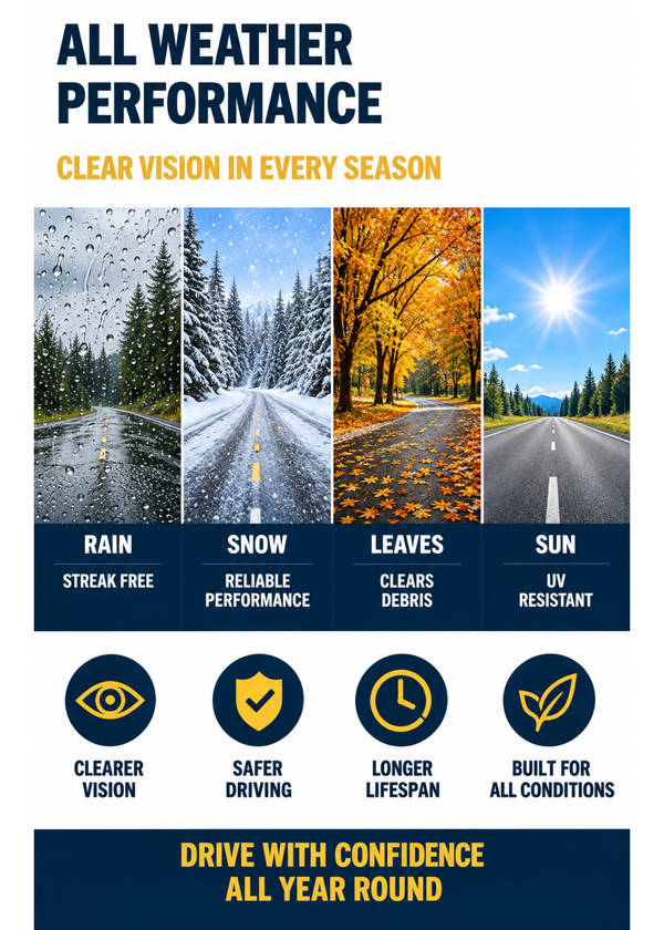 Nissan Note E11 MPV - All-weather wiper blade information