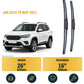 Kia Sportage SUV - Wiper blade overview with generic white vehicle illustration