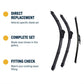 Skoda Fabia Hatchback - Wiper blade construction and fitting information