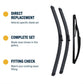 Peugeot 308 MK2 Hatchback - Wiper blade construction and fitting information
