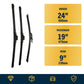 Mercedes-Benz A-Class W176 Hatchback - Included wiper blades and sizes