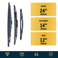 Nissan Note E11 MPV - Included wiper blades and sizes