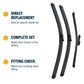 Skoda Yeti SUV - Wiper blade construction and fitting information