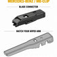 Mercedes-Benz A-Class W176 Hatchback - Wiper connector and arm fitting illustration - MERCEDES MB-CLIP