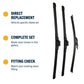 Mercedes-Benz A-Class W176 Hatchback - Wiper blade construction and fitting information