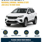 Vauxhall Mokka / Mokka X SUV - Vehicle compatibility with generic white vehicle illustration