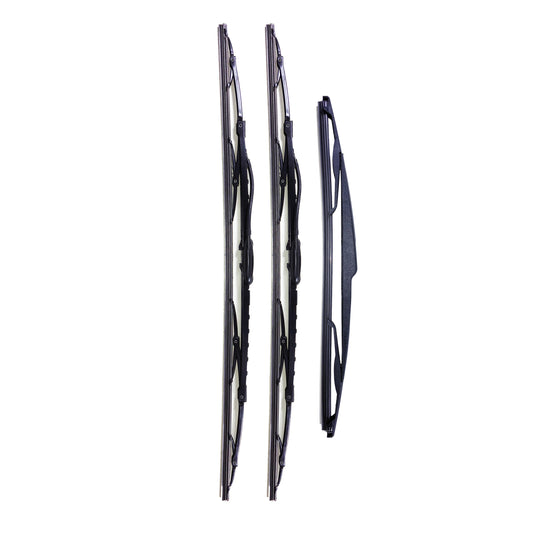 PEUGEOT 807 MPV Jun 2002 to Mar 2011 Wiper Blade Set