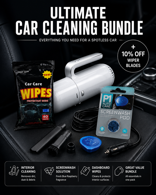 Car Cleaning Bundle Plus 10% off Wiper Blades