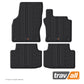 VOLKSWAGEN PASSAT 2014-CURRENT and Passat ALLTRACK 2014-CURRENT Rubber Car Mats Set (4 Mats)