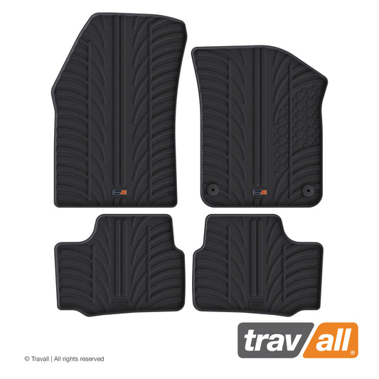 VOLKSWAGEN UP! 2011-CURRENT, SKODA Citigo 2011-2020 and Seat Mii 2011-2021 Rubber Car Mats Set (2 Mats)