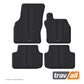 SKODA OCTAVIA 2012-2020 and Scout 2014-2020 Rubber Car Mats Set (4 Mats)