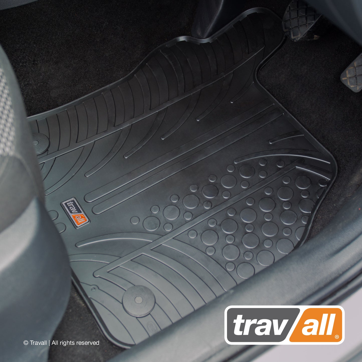 SKODA OCTAVIA 2012-2020 and Scout 2014-2020 Rubber Car Mats Set (4 Mats)