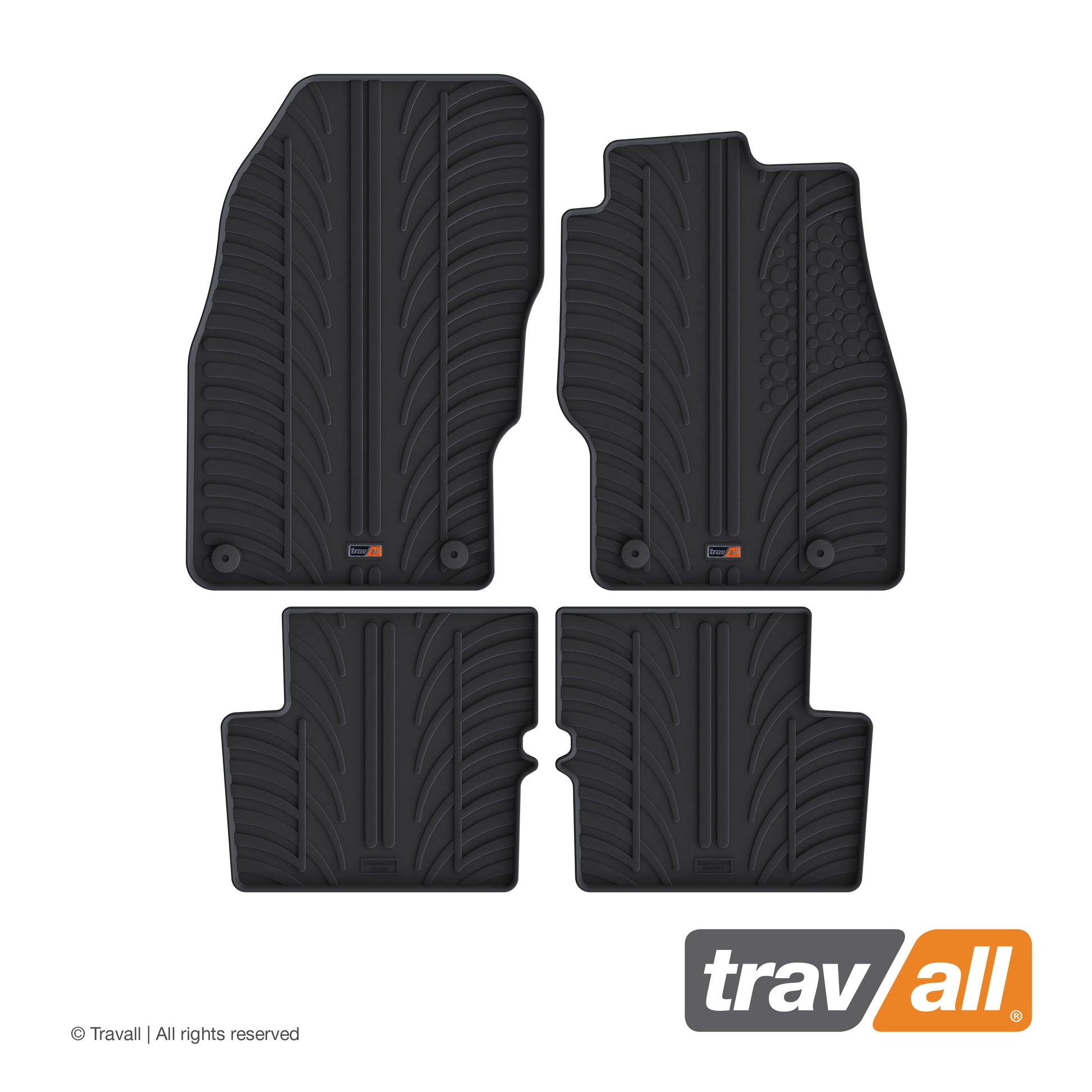 VAUXHALL CORSA 2014-2019 Rubber Car Mats Set (4 Mats)