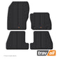 FORD FOCUS HATCHBACK/ESTATE 2010-2014 Rubber Car Mats Set (4 Mats)