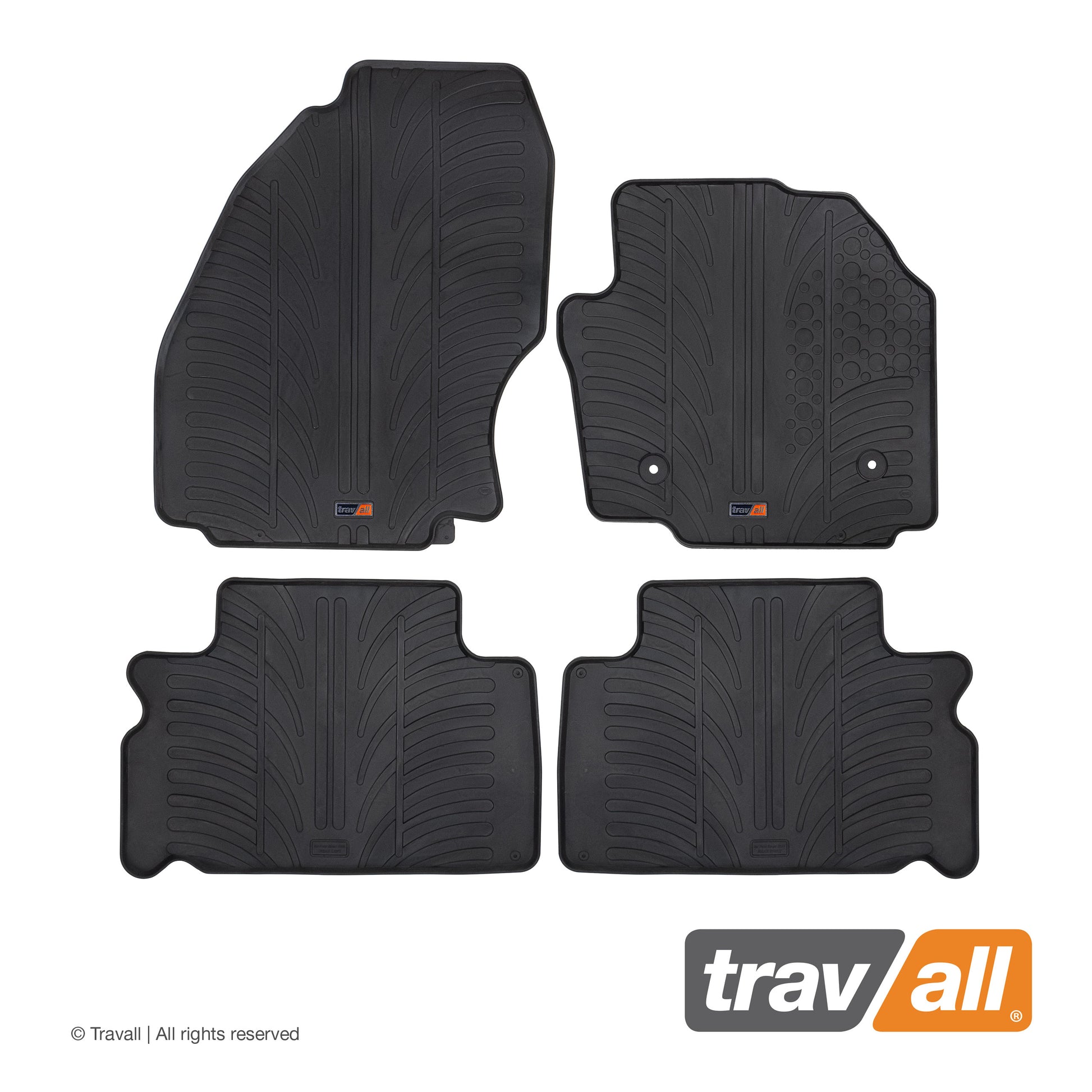 FORD S-MAX 2010-2015 and GALAXY 2010-2015 Rubber Car Mats Set (4 Mats)