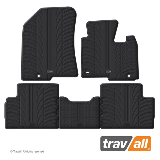 KIA CARENS 2013-2019 Rubber Car Mats Set (4 Mats)