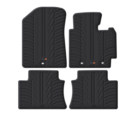 KIA SOUL 2013-2019 Rubber Car Mats Set (4 Mats)
